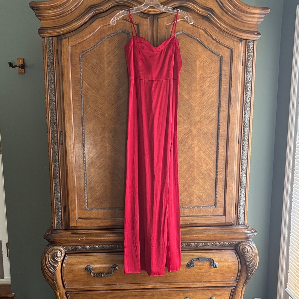 Altar'd State Red Maxi Dress